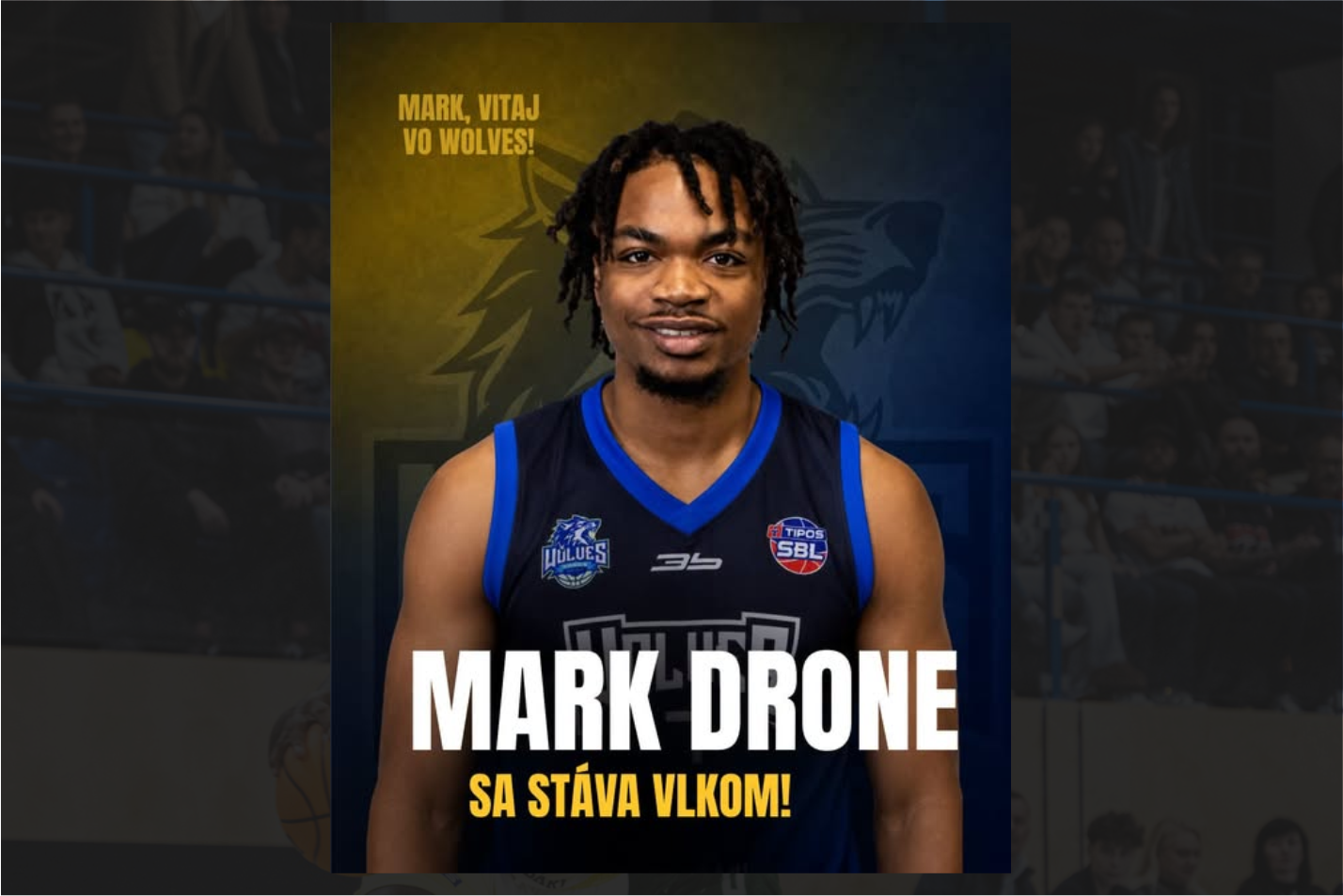 NOVÁ POSILA: MARK DRONE PRICHÁDZA DO KOŠÍC!